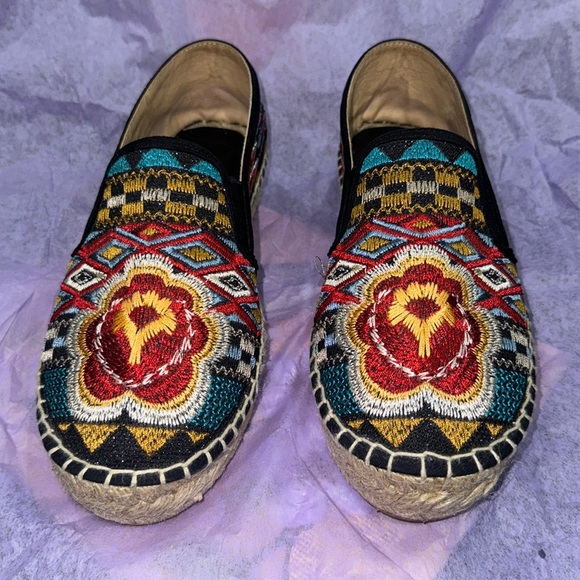 Johnny Was Shoes Size 37 (6.5) EUC